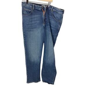 L342 Men's Lees Modern Casual Straight Leg Bootcut Jeans 40x32L